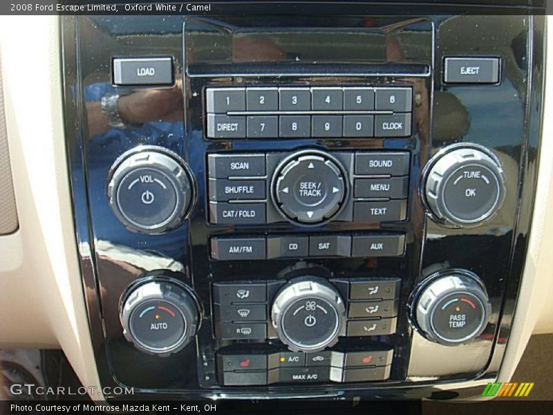 Oxford White / Camel 2008 Ford Escape Limited