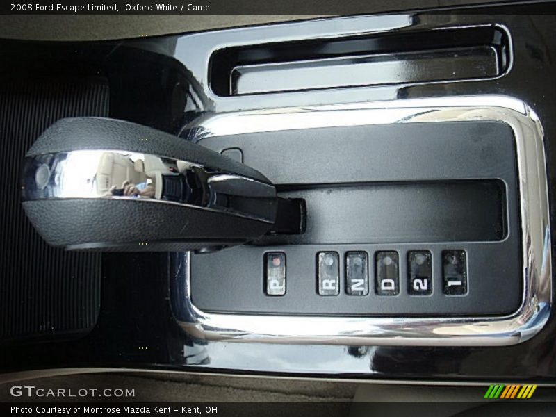 Oxford White / Camel 2008 Ford Escape Limited