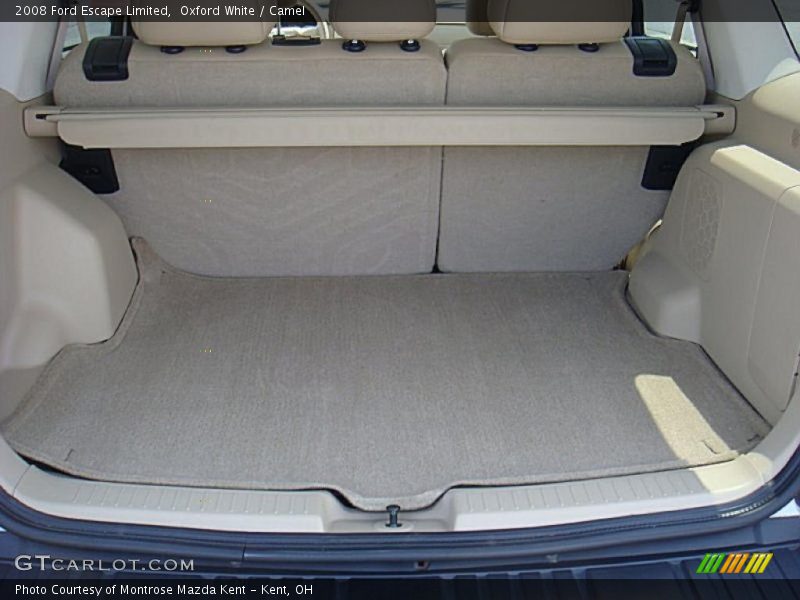 Oxford White / Camel 2008 Ford Escape Limited