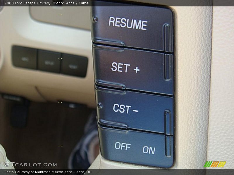 Oxford White / Camel 2008 Ford Escape Limited