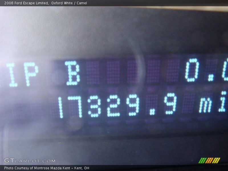 Oxford White / Camel 2008 Ford Escape Limited
