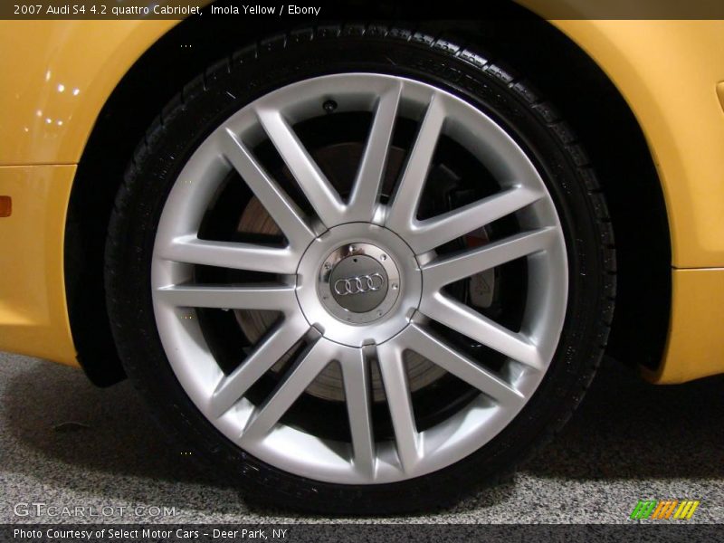 Imola Yellow / Ebony 2007 Audi S4 4.2 quattro Cabriolet