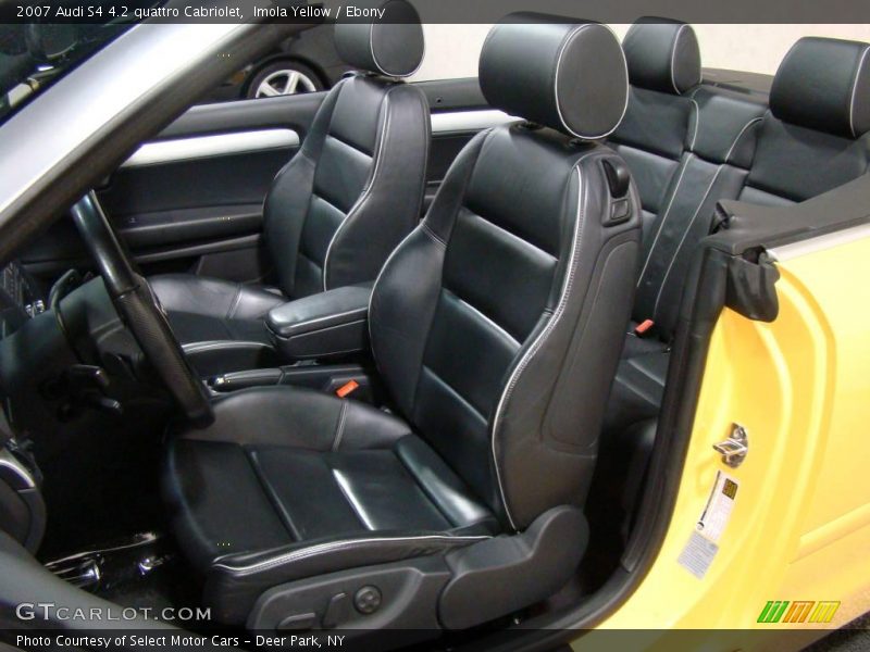 Imola Yellow / Ebony 2007 Audi S4 4.2 quattro Cabriolet