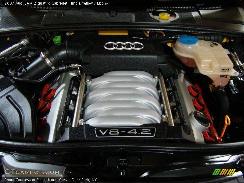 Imola Yellow / Ebony 2007 Audi S4 4.2 quattro Cabriolet