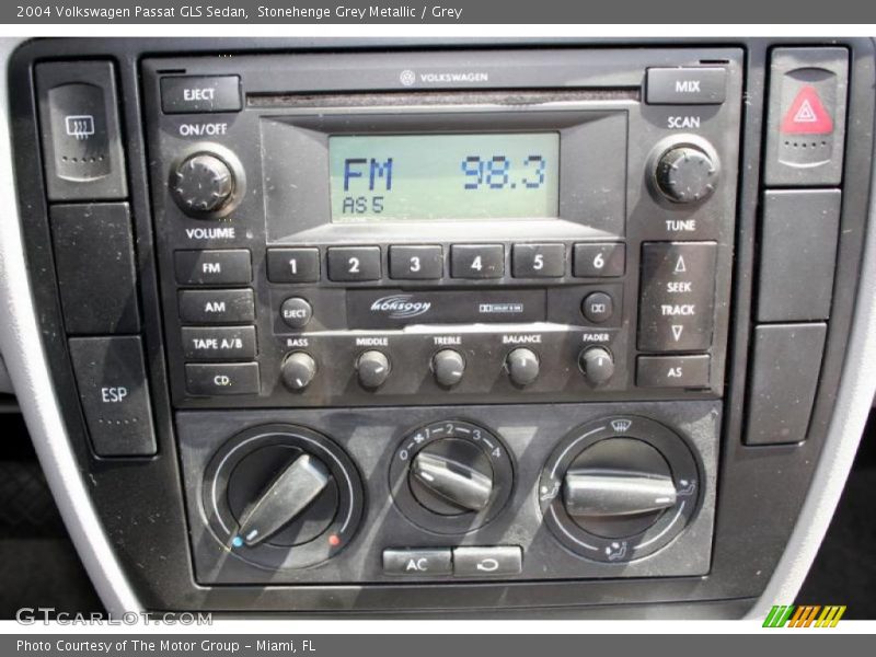 Stonehenge Grey Metallic / Grey 2004 Volkswagen Passat GLS Sedan