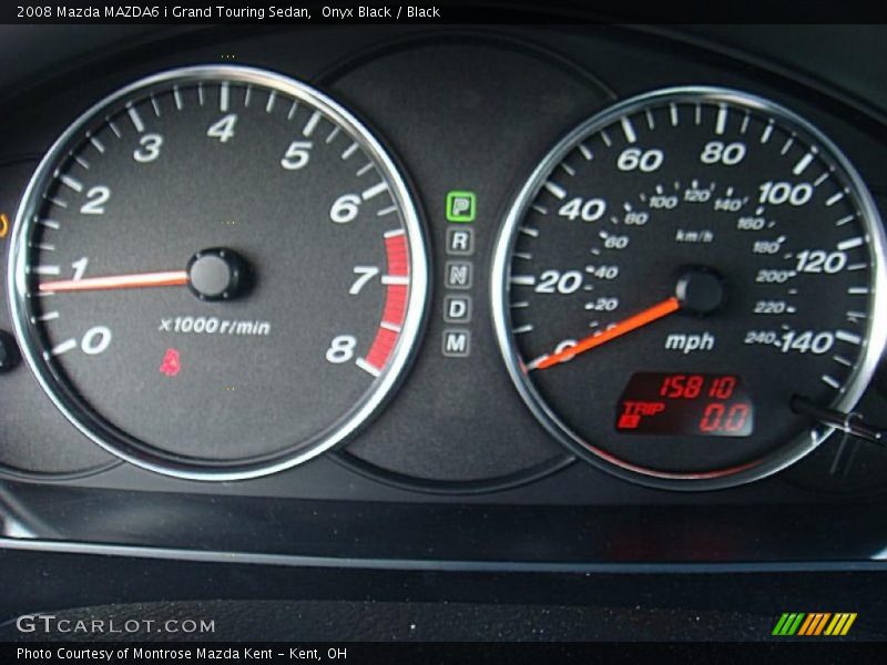 Onyx Black / Black 2008 Mazda MAZDA6 i Grand Touring Sedan