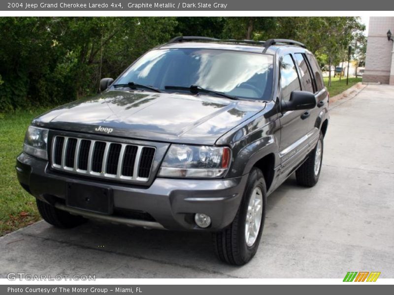 Graphite Metallic / Dark Slate Gray 2004 Jeep Grand Cherokee Laredo 4x4