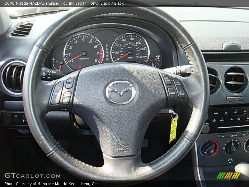 Onyx Black / Black 2008 Mazda MAZDA6 i Grand Touring Sedan