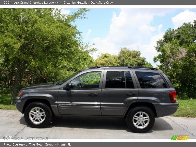 Graphite Metallic / Dark Slate Gray 2004 Jeep Grand Cherokee Laredo 4x4