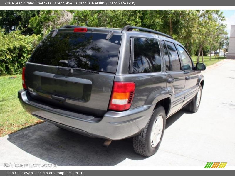 Graphite Metallic / Dark Slate Gray 2004 Jeep Grand Cherokee Laredo 4x4