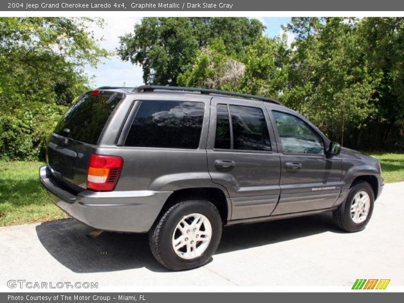 Graphite Metallic / Dark Slate Gray 2004 Jeep Grand Cherokee Laredo 4x4