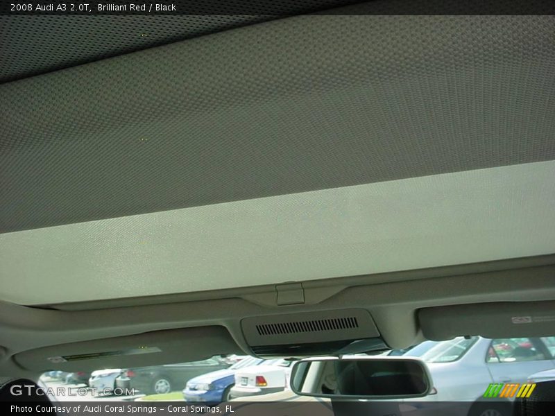 Brilliant Red / Black 2008 Audi A3 2.0T