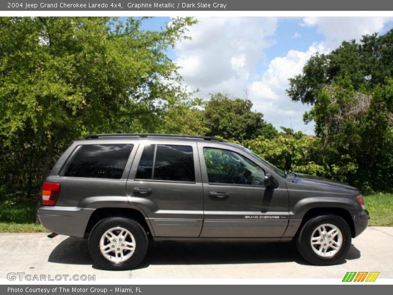 Graphite Metallic / Dark Slate Gray 2004 Jeep Grand Cherokee Laredo 4x4