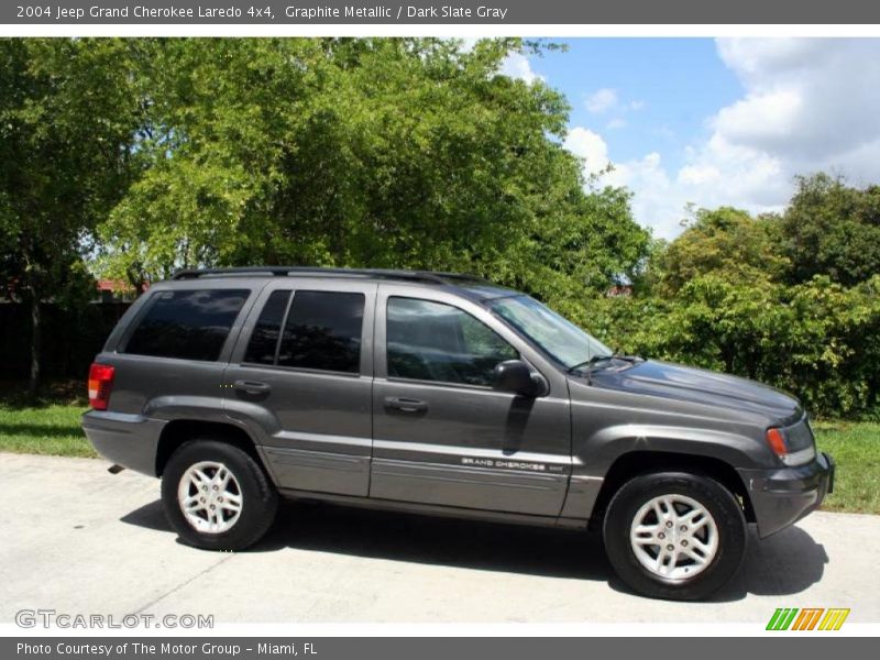 Graphite Metallic / Dark Slate Gray 2004 Jeep Grand Cherokee Laredo 4x4