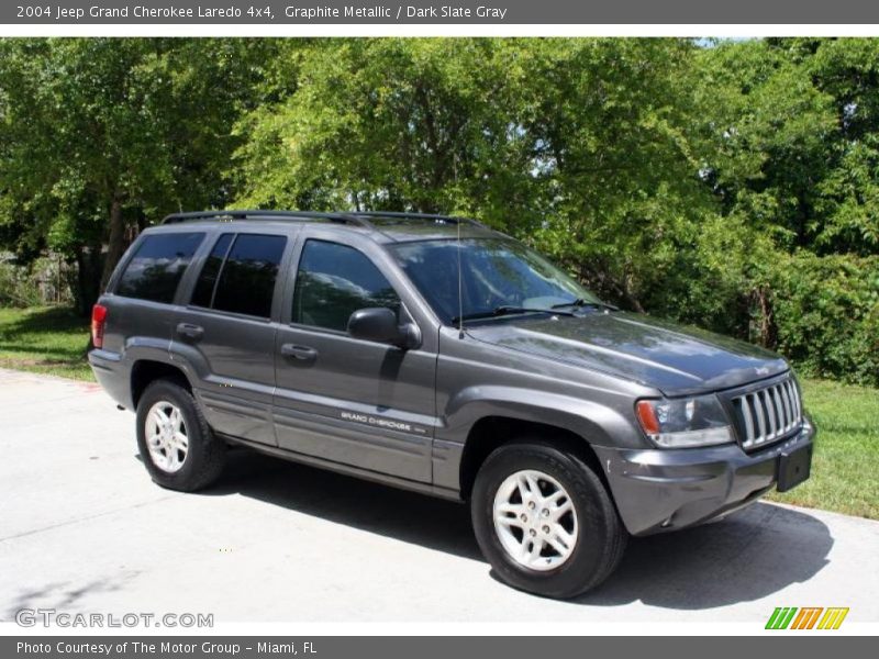Graphite Metallic / Dark Slate Gray 2004 Jeep Grand Cherokee Laredo 4x4