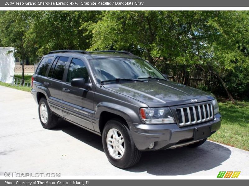 Graphite Metallic / Dark Slate Gray 2004 Jeep Grand Cherokee Laredo 4x4