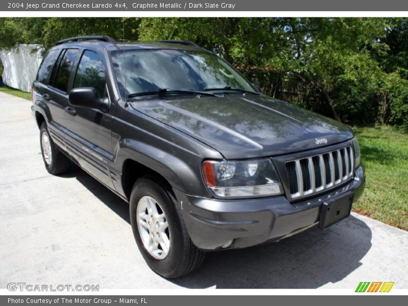 Graphite Metallic / Dark Slate Gray 2004 Jeep Grand Cherokee Laredo 4x4