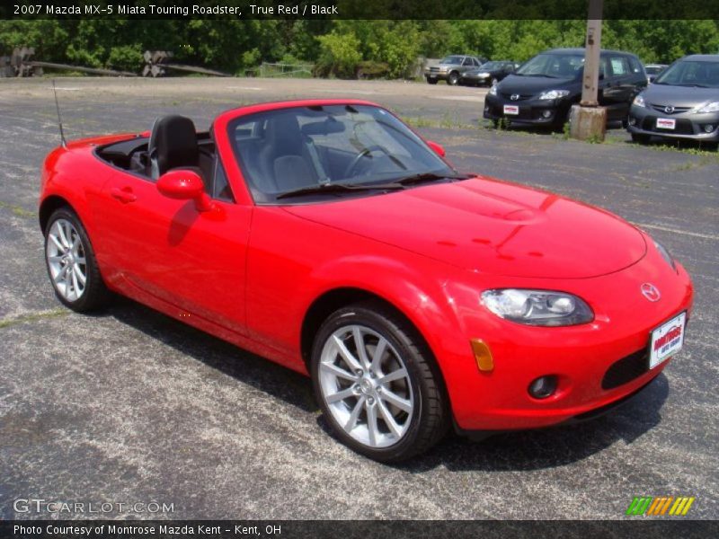 True Red / Black 2007 Mazda MX-5 Miata Touring Roadster