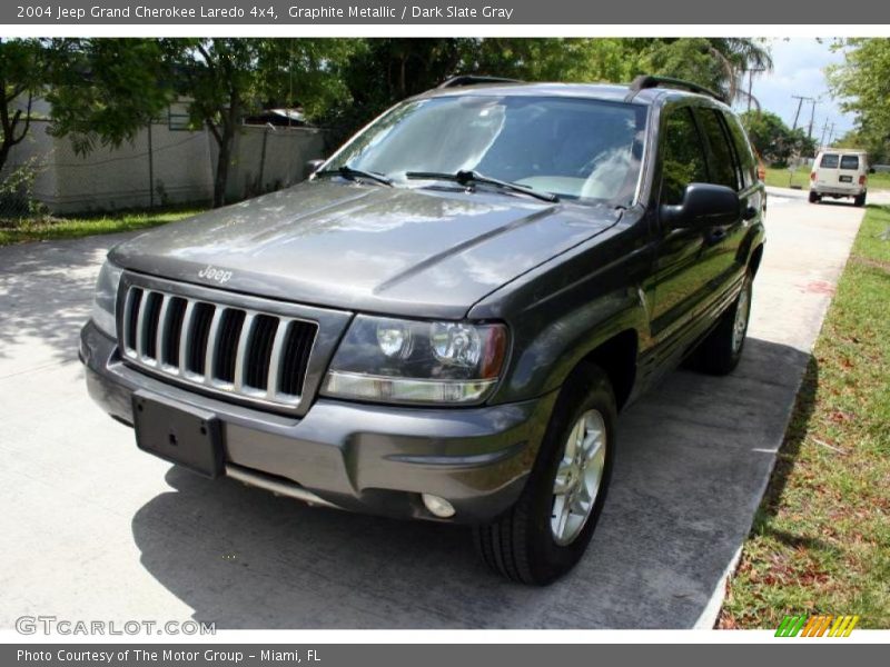 Graphite Metallic / Dark Slate Gray 2004 Jeep Grand Cherokee Laredo 4x4