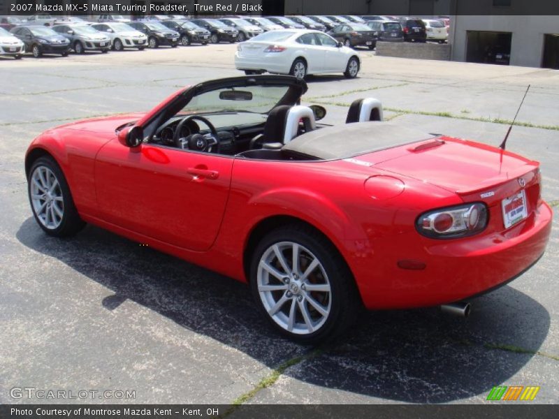 True Red / Black 2007 Mazda MX-5 Miata Touring Roadster