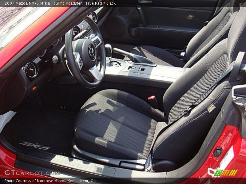 True Red / Black 2007 Mazda MX-5 Miata Touring Roadster