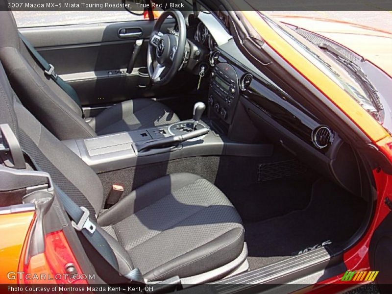 True Red / Black 2007 Mazda MX-5 Miata Touring Roadster