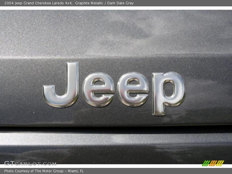 Graphite Metallic / Dark Slate Gray 2004 Jeep Grand Cherokee Laredo 4x4