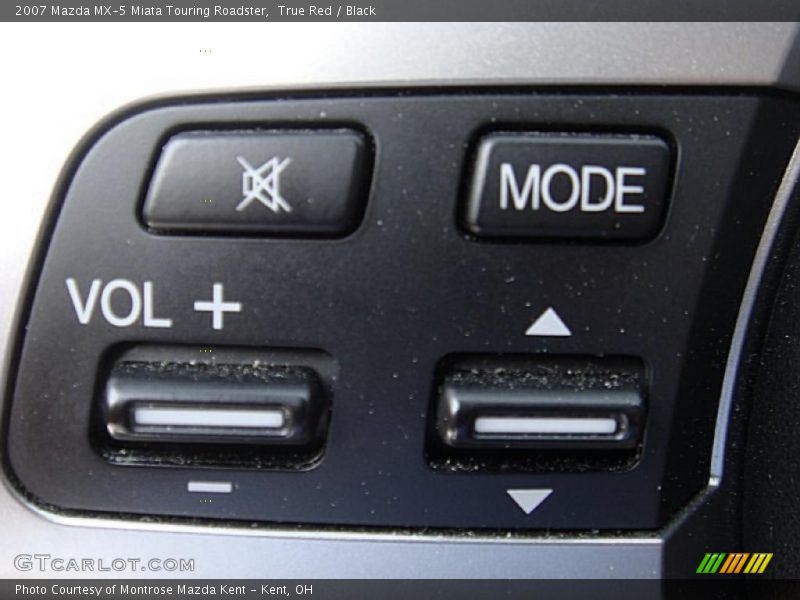 True Red / Black 2007 Mazda MX-5 Miata Touring Roadster