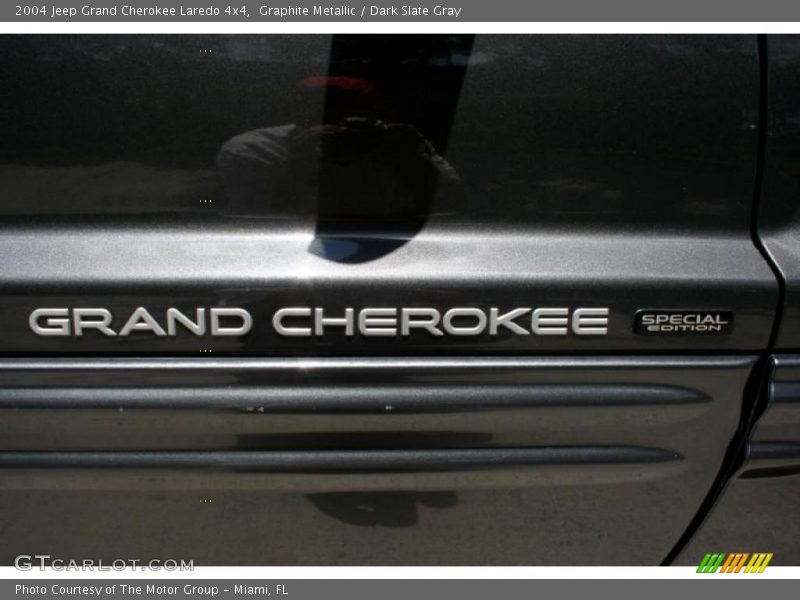 Graphite Metallic / Dark Slate Gray 2004 Jeep Grand Cherokee Laredo 4x4