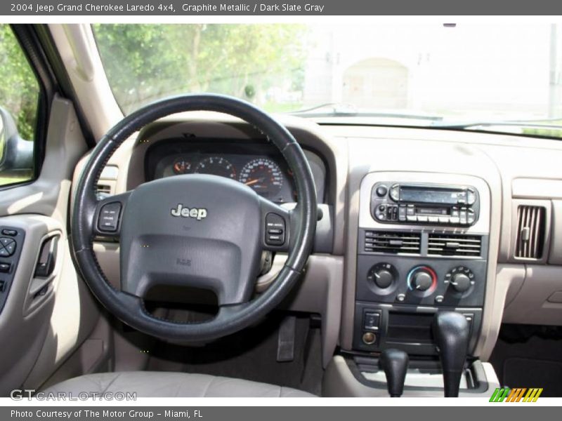 Graphite Metallic / Dark Slate Gray 2004 Jeep Grand Cherokee Laredo 4x4
