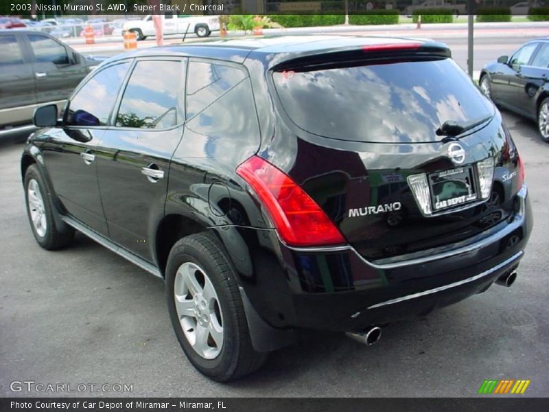 Super Black / Charcoal 2003 Nissan Murano SL AWD