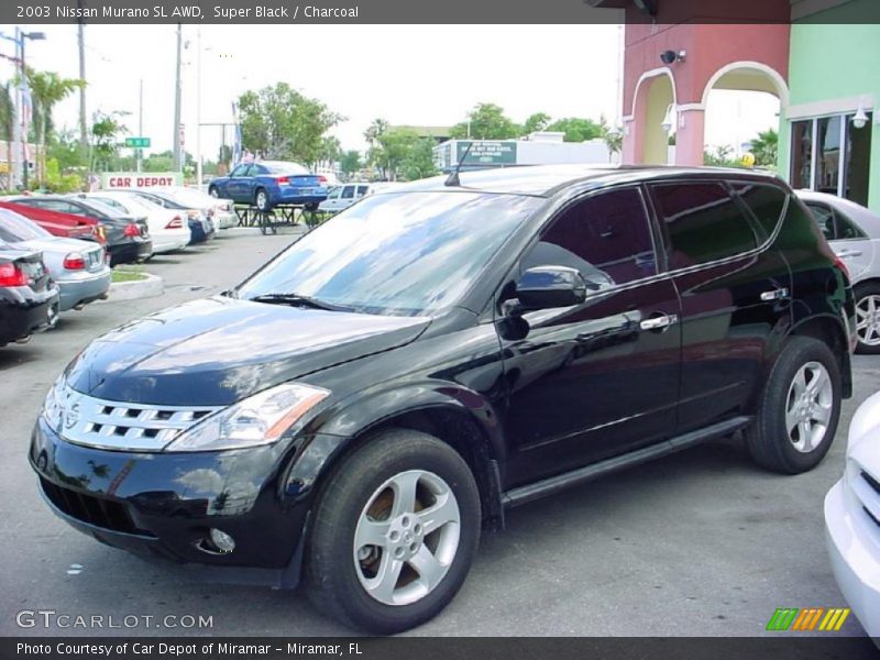 Super Black / Charcoal 2003 Nissan Murano SL AWD
