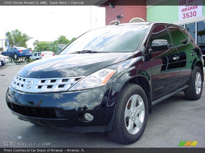 Super Black / Charcoal 2003 Nissan Murano SL AWD