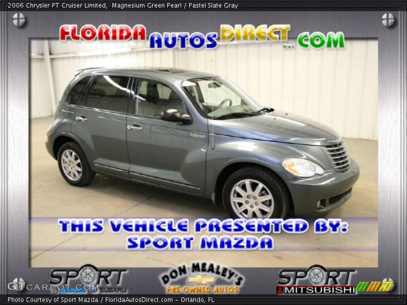 Magnesium Green Pearl / Pastel Slate Gray 2006 Chrysler PT Cruiser Limited
