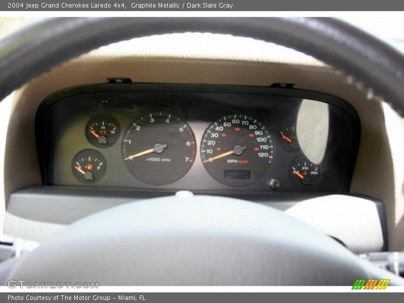 Graphite Metallic / Dark Slate Gray 2004 Jeep Grand Cherokee Laredo 4x4