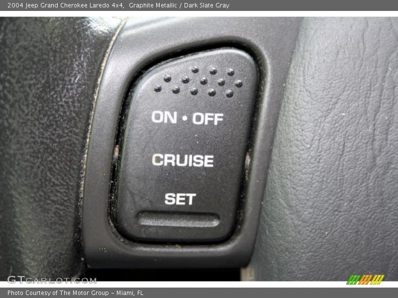Graphite Metallic / Dark Slate Gray 2004 Jeep Grand Cherokee Laredo 4x4