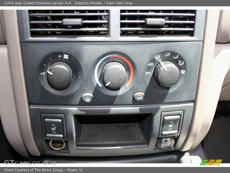 Graphite Metallic / Dark Slate Gray 2004 Jeep Grand Cherokee Laredo 4x4