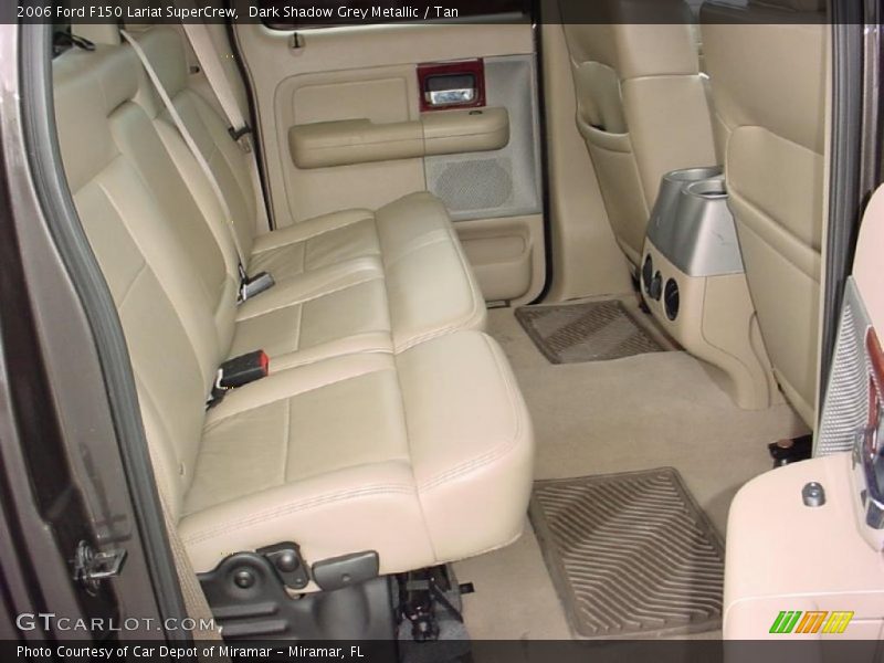 Dark Shadow Grey Metallic / Tan 2006 Ford F150 Lariat SuperCrew