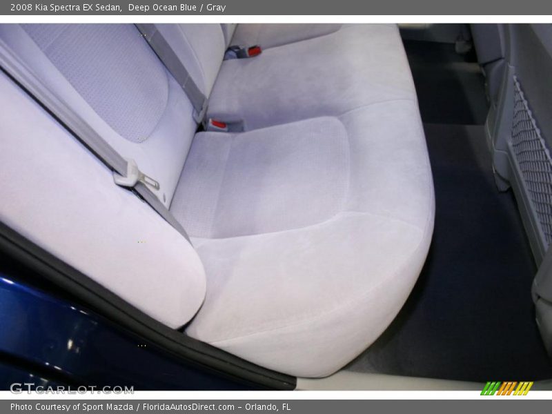 Deep Ocean Blue / Gray 2008 Kia Spectra EX Sedan