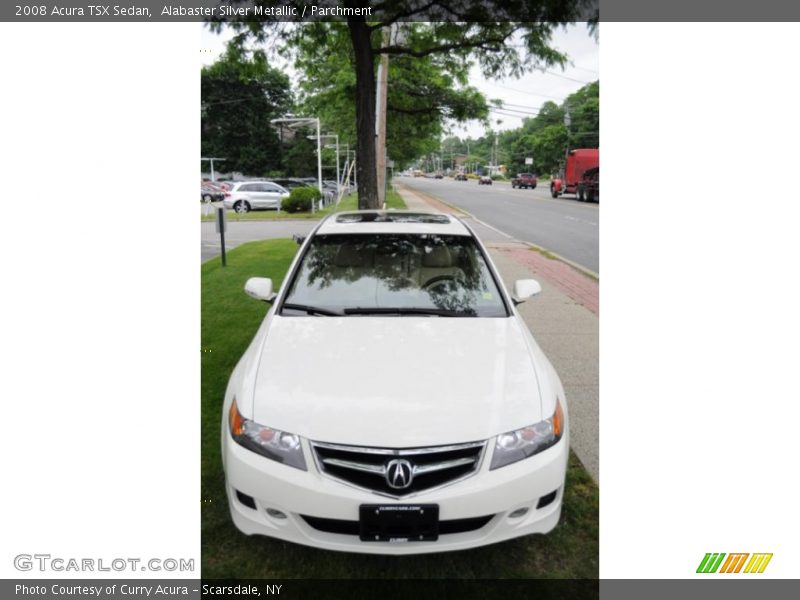 Alabaster Silver Metallic / Parchment 2008 Acura TSX Sedan
