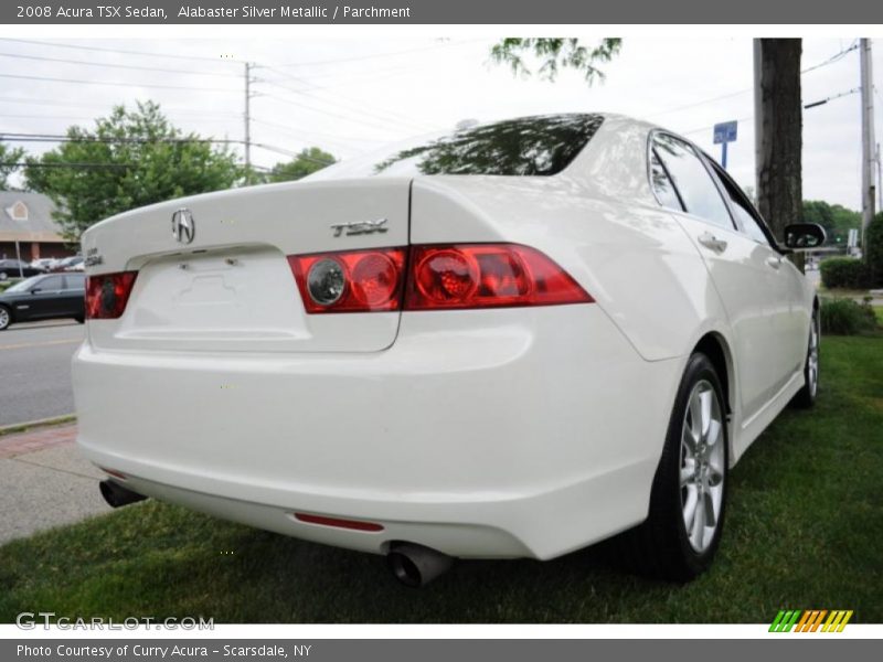 Alabaster Silver Metallic / Parchment 2008 Acura TSX Sedan