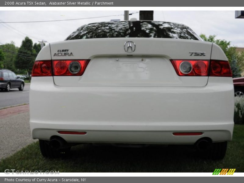 Alabaster Silver Metallic / Parchment 2008 Acura TSX Sedan