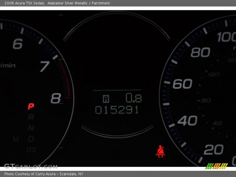 Alabaster Silver Metallic / Parchment 2008 Acura TSX Sedan
