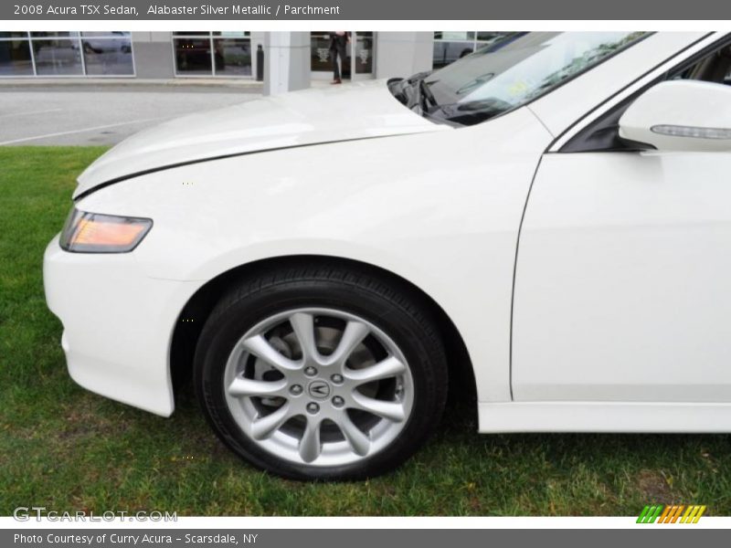 Alabaster Silver Metallic / Parchment 2008 Acura TSX Sedan