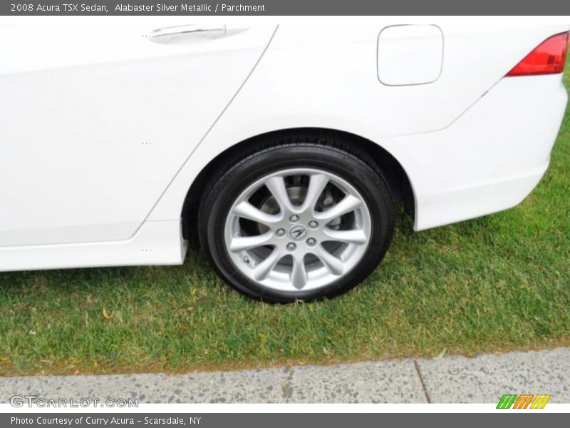 Alabaster Silver Metallic / Parchment 2008 Acura TSX Sedan