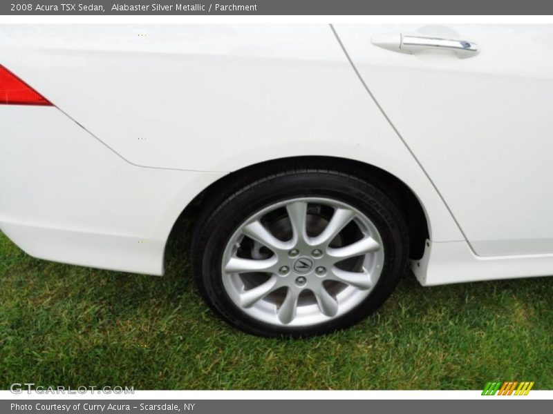 Alabaster Silver Metallic / Parchment 2008 Acura TSX Sedan