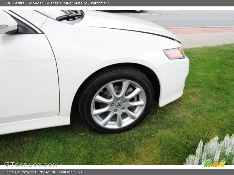 Alabaster Silver Metallic / Parchment 2008 Acura TSX Sedan