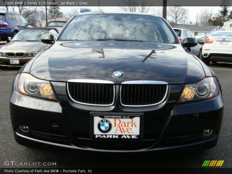 Jet Black / Grey 2006 BMW 3 Series 325i Sedan