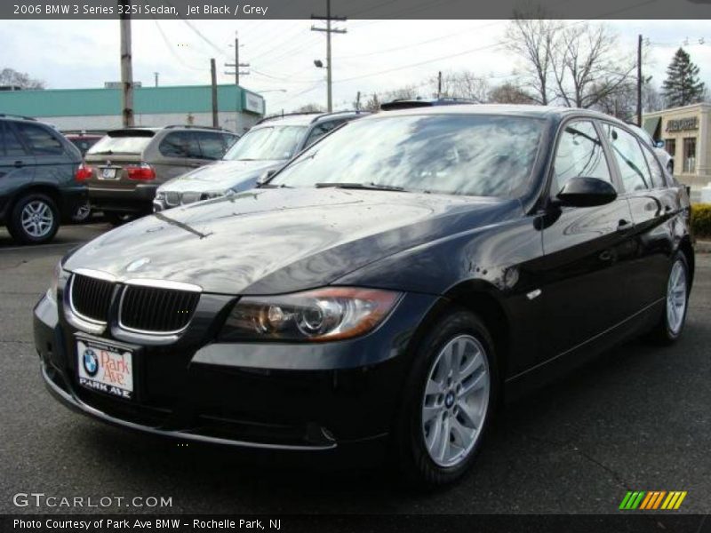 Jet Black / Grey 2006 BMW 3 Series 325i Sedan