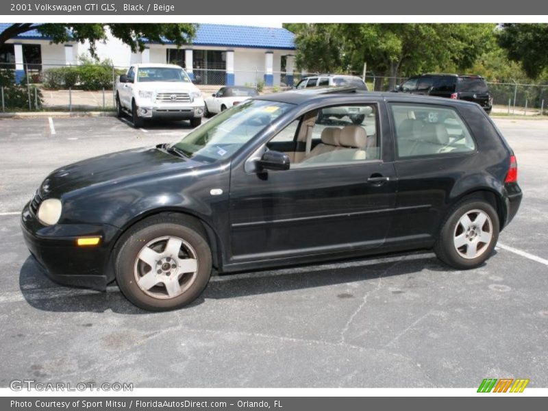 Black / Beige 2001 Volkswagen GTI GLS